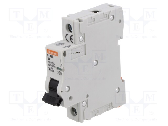 Circuit breaker; 230VAC; Inom: 4A; Poles: 1; for DIN rail mounting