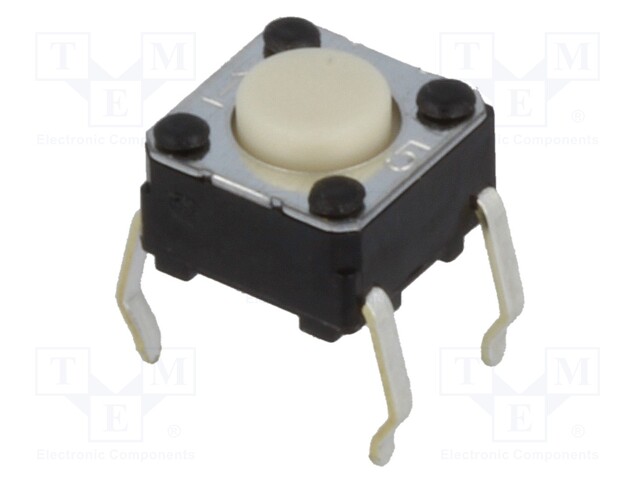 Microswitch TACT; SPST-NO; Pos: 2; 0.05A/24VDC; THT; none; 0.98N