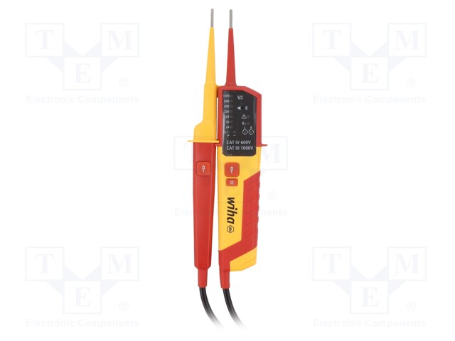 Tester: electrical; LED; 170÷1000VAC; VAC: 12÷1000V; VDC: 12÷1500V