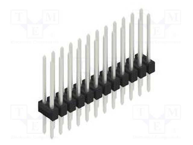 Connector: pin strips; pin header; male; PIN: 24; 2.54mm; THT; 2x12