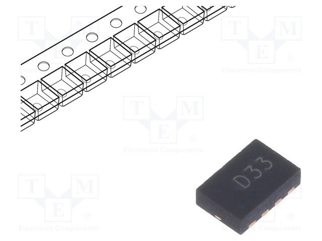 Transistor: PNP x2; bipolar; 40V; 3A; 2.45W; DFN3020B-8