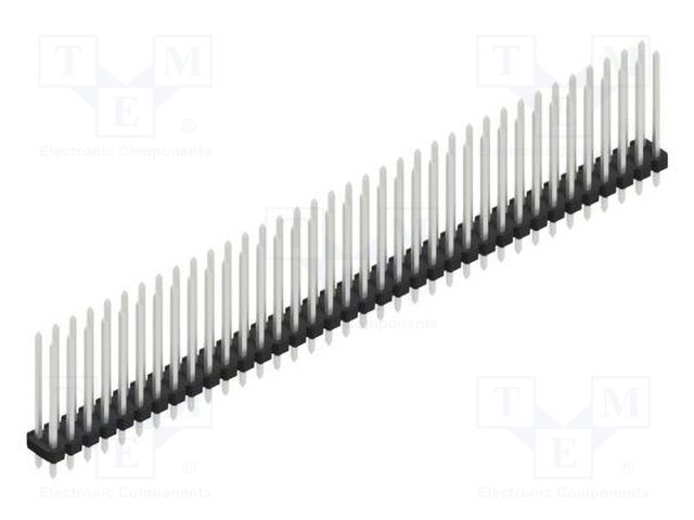 Connector: pin strips; pin header; male; PIN: 72; 2.54mm; THT; 2x36