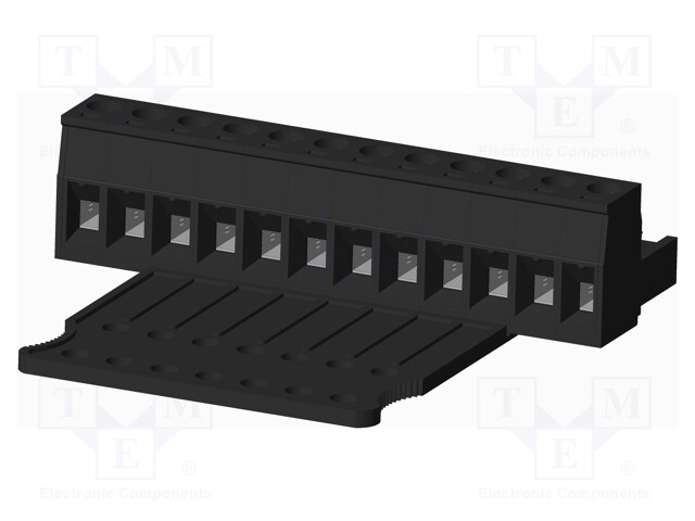 Connector: pluggable terminal block; plug; female; straight; 300V