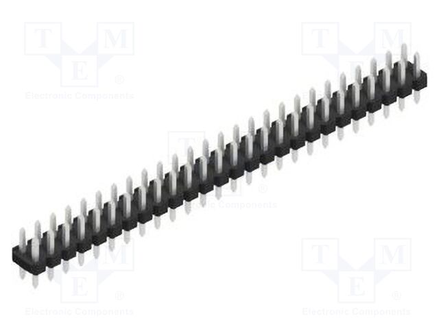 Connector: pin strips; pin header; male; PIN: 52; 2.54mm; THT; 2x26