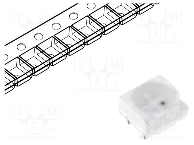 LED; SMD; 3528,PLCC4; red/green; 3.5x2.8x0.95mm; 120°; 20mA