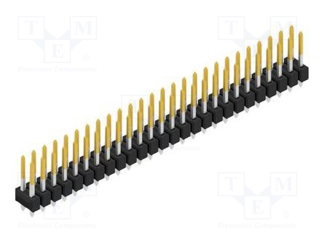 Connector: pin strips; pin header; male; PIN: 52; 2.54mm; THT; 2x26