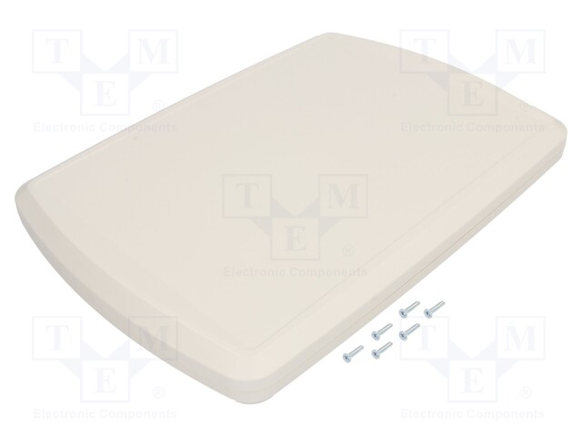 Enclosure: multipurpose; X: 232mm; Y: 322mm; Z: 30mm; ABS; white