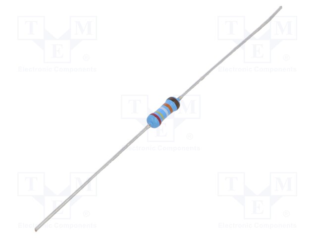 Resistor: thin film; THT; 249kΩ; 600mW; ±5%; Ø2.5x6.5mm; 50ppm/°C
