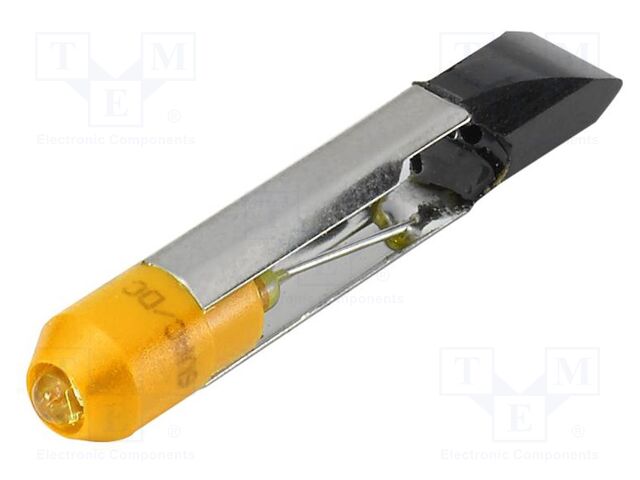 LED lamp; yellow; T6,8; 48VDC; 48VAC; No.of diodes: 1