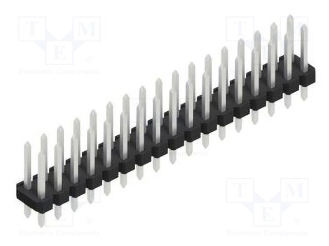 Connector: pin strips; pin header; male; PIN: 34; 2.54mm; THT; 2x17