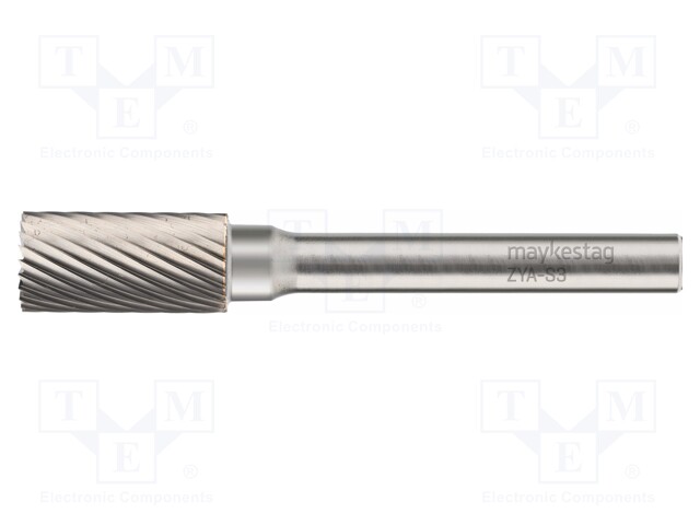 Rotary burr; Ø: 2mm; L: 38mm; metal; Working part len: 10mm; rod 3mm