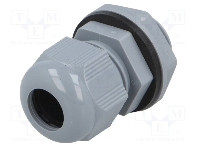 Cable gland; M32; IP66,IP68; Mat: polyamide; dark grey; Pcs: 10