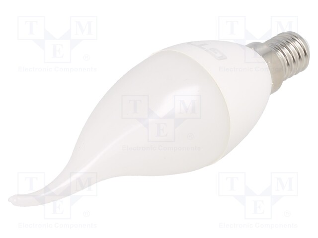 LED lamp; cool white; E14; 230VAC; 260lm; 3W; 160°; 6400K