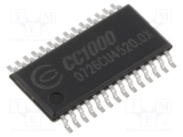 Integrated circuit: transceiver; I2C,SPI,UART; TSSOP28