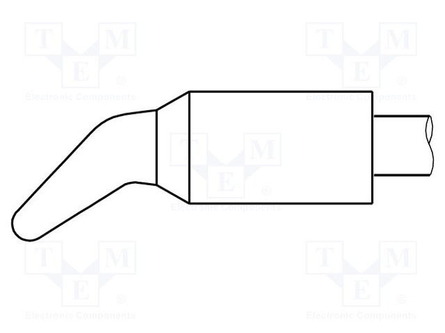 Tip; bent conical; 3.5mm; longlife