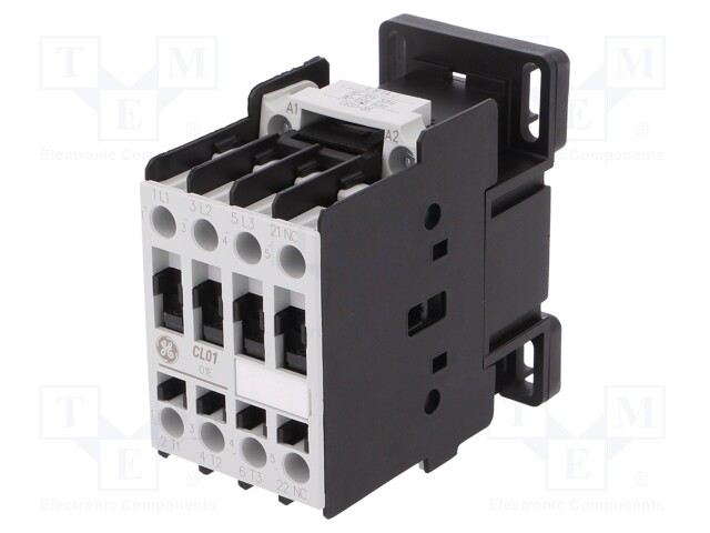 Contactor: 3-pole; NO x3; Auxiliary contacts: NC; 110÷120VAC; 12A