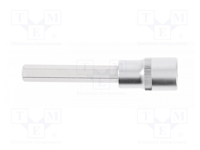 Wrench; hex key,socket spanner; HEX 6mm; 1/2"; 100mm