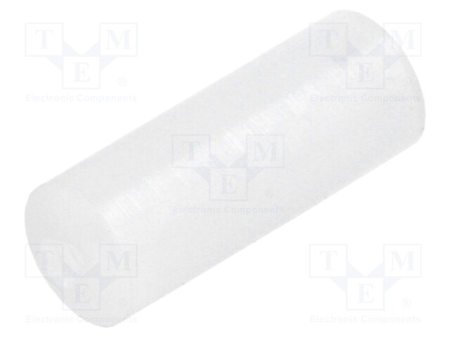 Spacer sleeve; LED; Øout: 5mm; ØLED: 5mm; L: 12.5mm; natural; UL94V-2