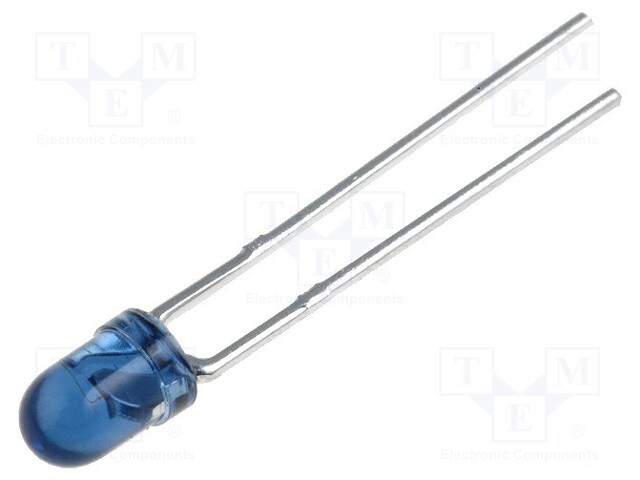 Phototransistor; 3mm; 30V; Lens: transparent,blue