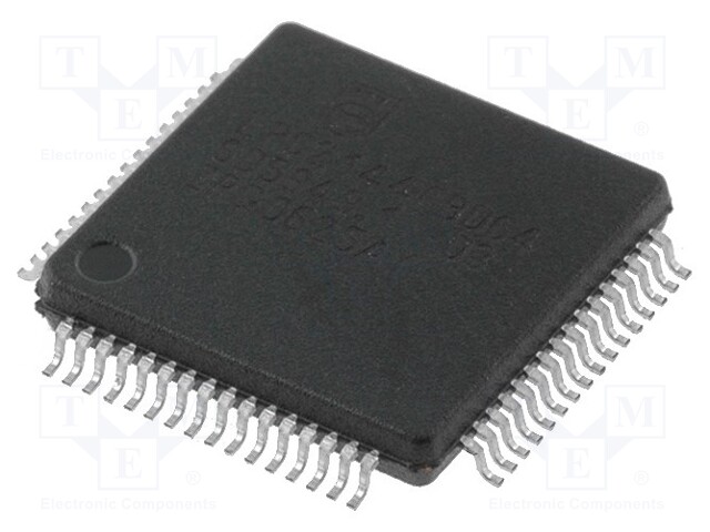ARM7TDMI microcontroller; Flash: 128kx8bit; SRAM: 16384B; LQFP64