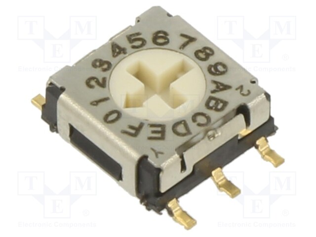 Encoding switch; DEC/BCD; Pos: 16; SMT; Rcont max: 200mΩ; 5.1Ncm