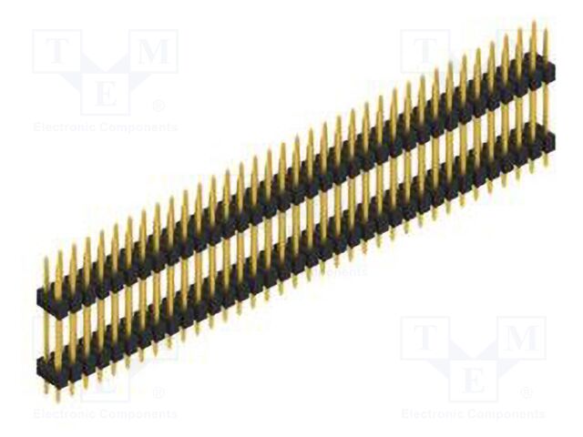 Connector: pin strips; pin header; male; PIN: 72; 2.54mm; THT; 2x36