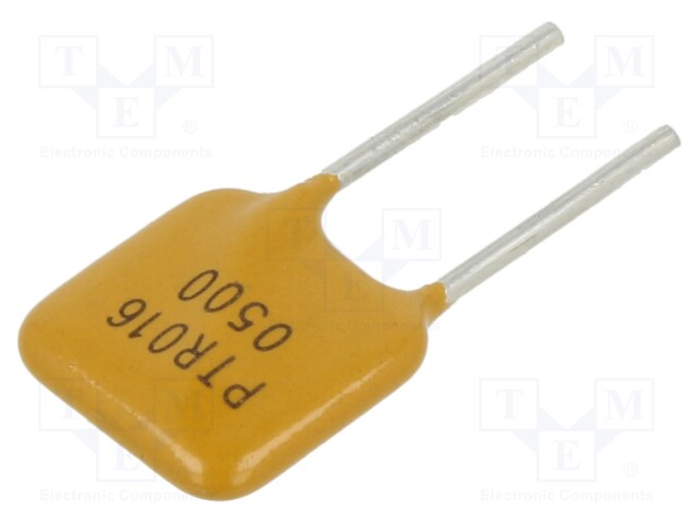 Fuse: PTC polymer; 5A; Imax: 100A; THT; PTR016V; bag