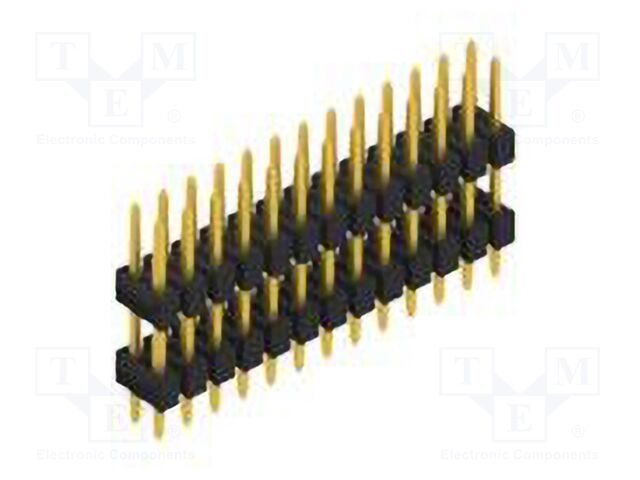 Connector: pin strips; pin header; male; PIN: 26; 2.54mm; THT; 2x13