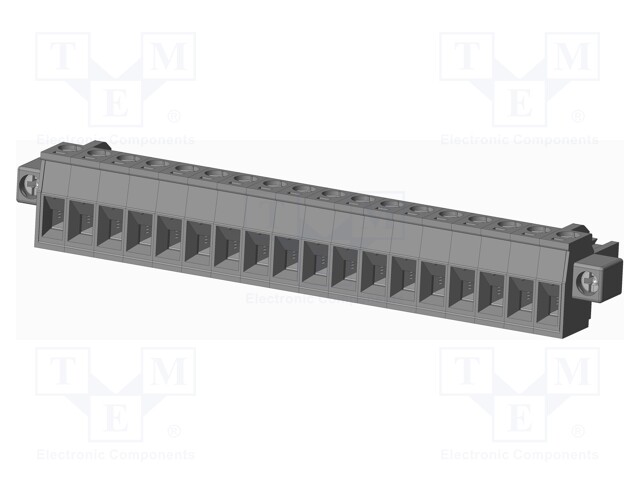 Connector: pluggable terminal block; plug; female; straight; grey