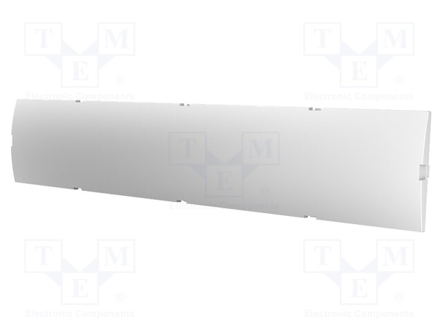 Front panel; prominent