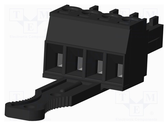 Connector: pluggable terminal block; plug; female; straight; 300V