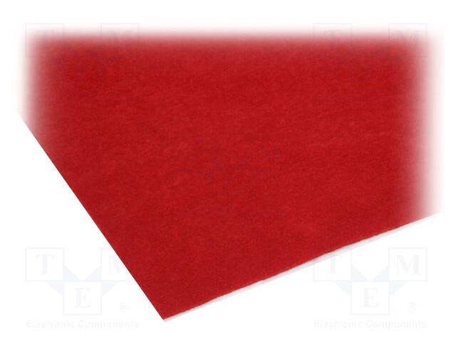 Upholstery cloth; 1500x700mm; red; self-adhesive