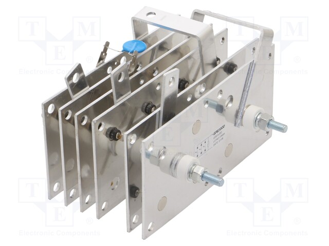 Bridge rectifier: three-phase; Urmax: 400V; 300A; screw; module
