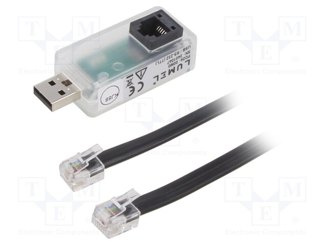 Converter; RS232/USB; 5VDC; Enclos.mat: plastic; Power supply: USB