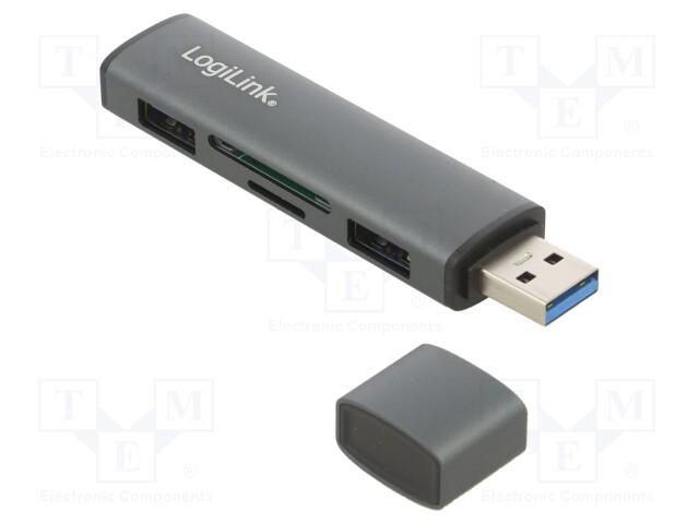 Card reader: memory; USB A socket x2,USB A plug; USB 3.2; 5Gbps