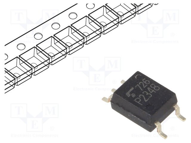 Optocoupler; SMD; Channels: 1; Out: Schmitt trigger; 3.75kV; 10Mbps