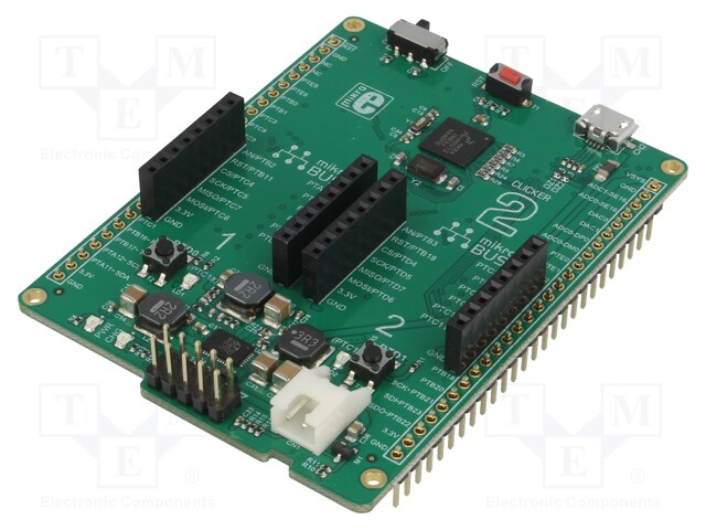 Dev.kit: ARM NXP; MK64FN1M0VDC12; Add-on connectors: 2