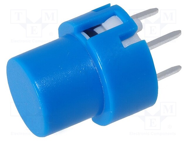 Switch: keypad; Pos: 2; SPST-NO; 0.01A/35VDC; blue; Mounting: THT