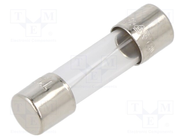 Fuse: fuse; time-lag; 1.25A; 250VAC; cylindrical,glass; 5x20mm