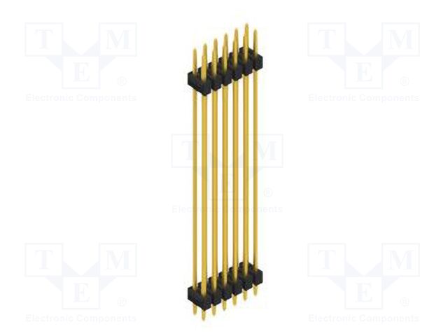 Connector: pin strips; pin header; male; PIN: 12; 2.54mm; THT; 2x6