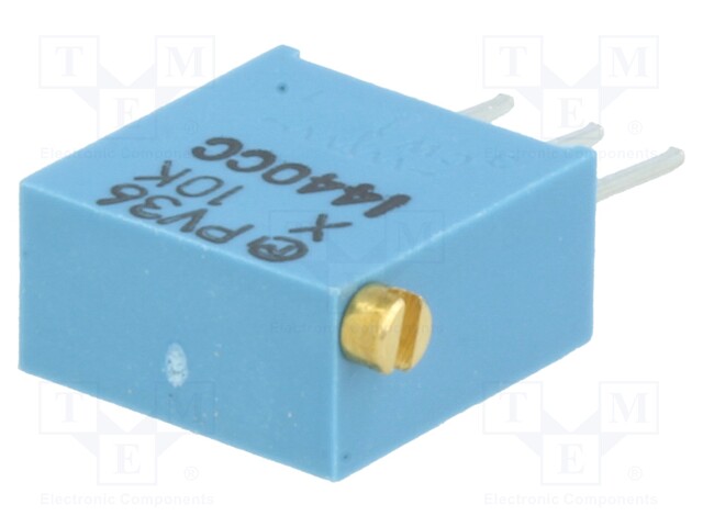 Potentiometer: mounting; vertical; 10kΩ; 500mW; THT; ±10%; linear