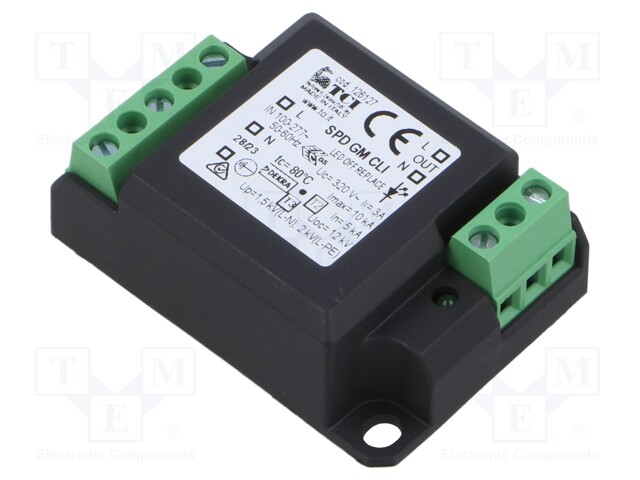 Power supply: switched-mode; surge arrester; 12kA; 57x20x40mm