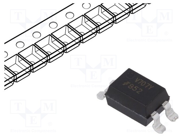 Optocoupler; SMD; Channels: 1; Out: Darlington; Uinsul: 5kV