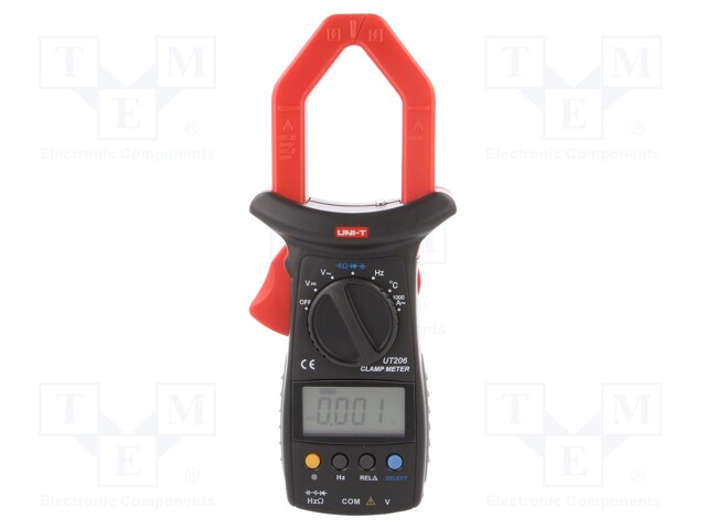 AC digital clamp meter; Øcable: 40mm; LCD (3999),with a backlit
