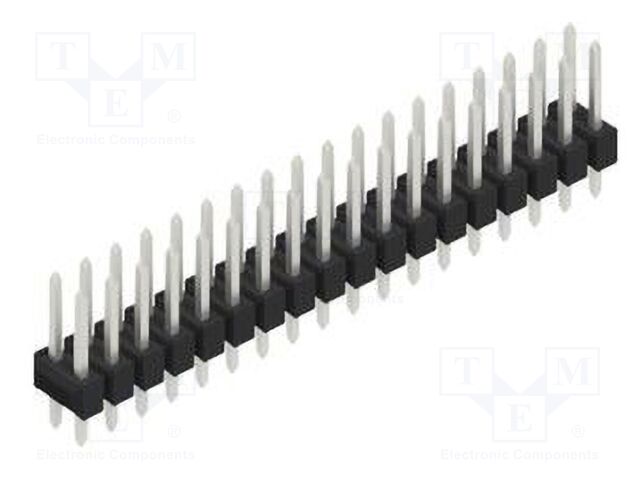 Connector: pin strips; pin header; male; PIN: 36; 2.54mm; THT; 2x18