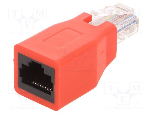 Adapter; PIN: 8; RJ45 socket,RJ45 plug; V: crossover