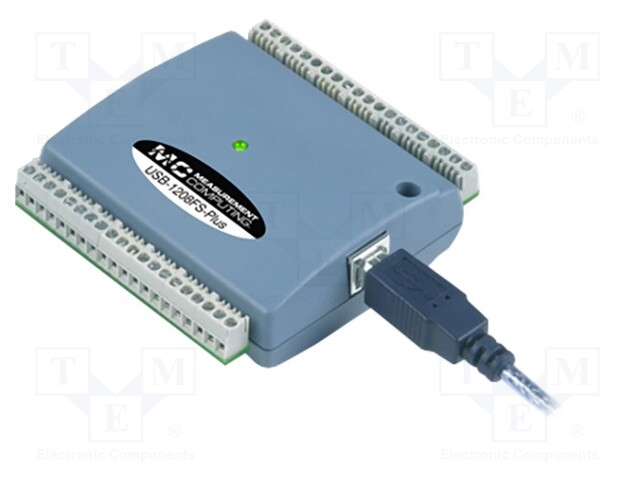 Module: data acquisition; USB; Resolution: 12bit; Sampling: 50ksps