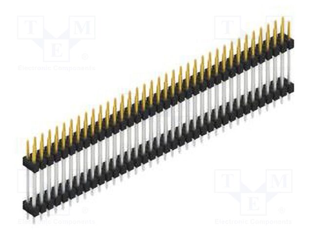 Connector: pin strips; pin header; male; PIN: 72; 2.54mm; THT; 2x36
