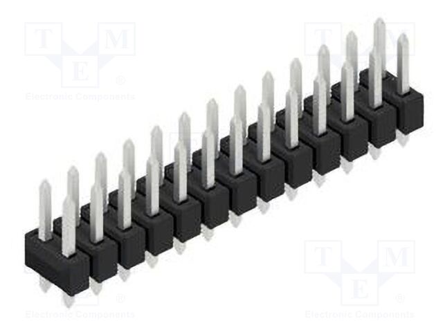 Connector: pin strips; pin header; male; PIN: 26; 2.54mm; THT; 2x13