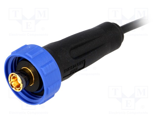 Connector: SMB; plug; with lead; internal thread; Buccaneer SMB